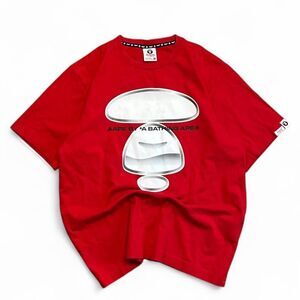 Aape-by-a-bathing-ape Men's Red T-shirt